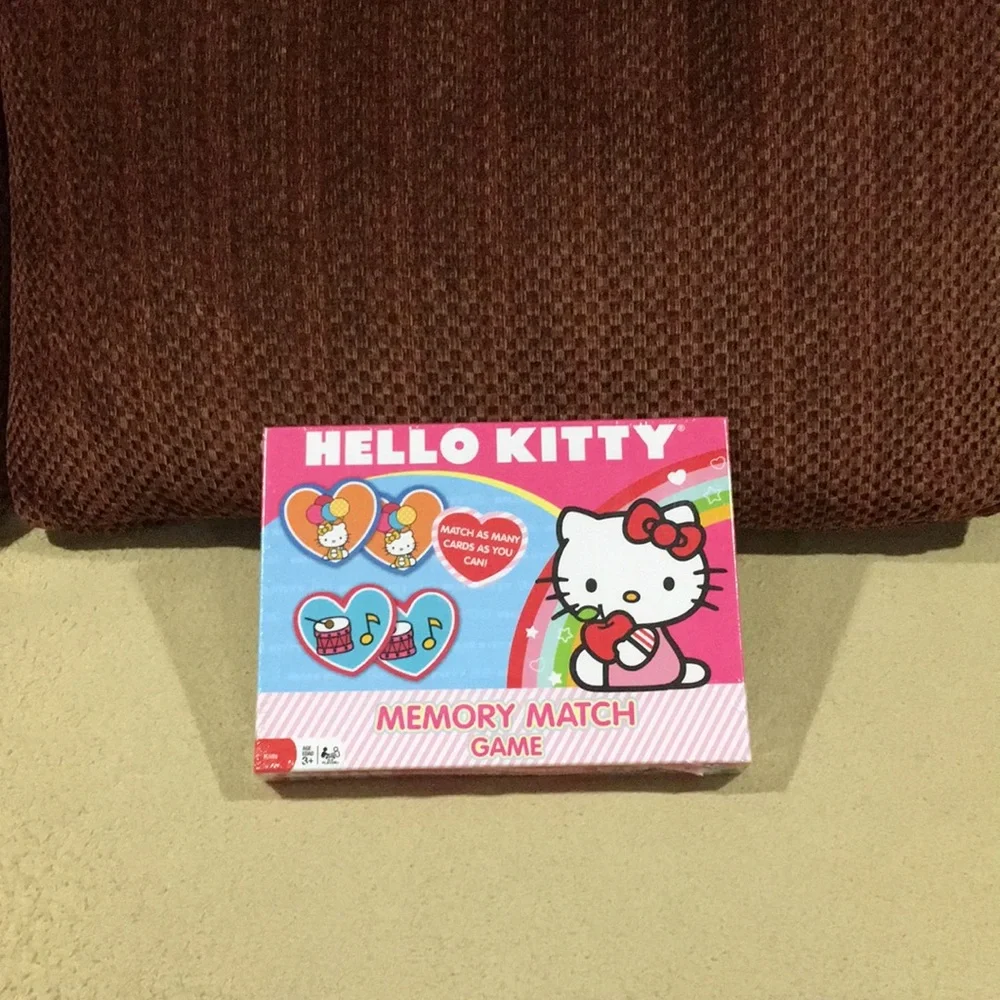 ❣️ HELLO KITTY ❣️ COLLECTION BY SANRIO SUPER FUN COLORFUL MEMORY MATCH GAME .